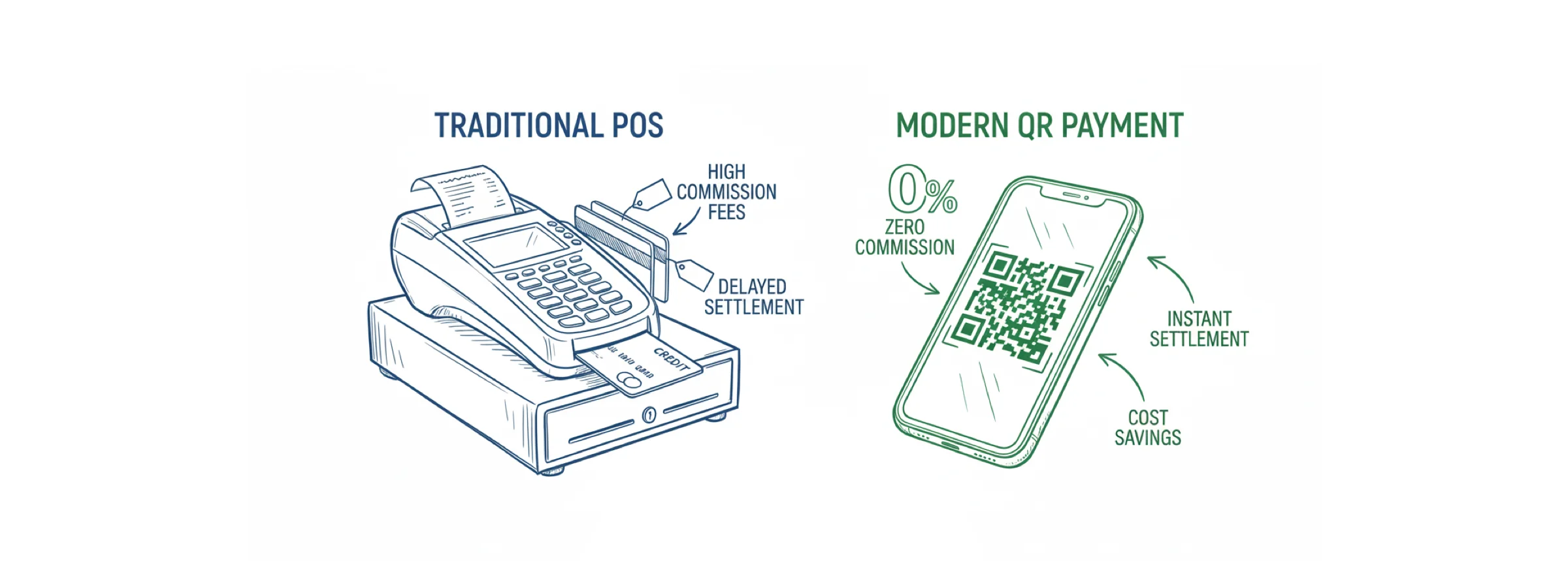 Acquiring vs QR Payments in Ukraine: Complete Cost Comparison 2025